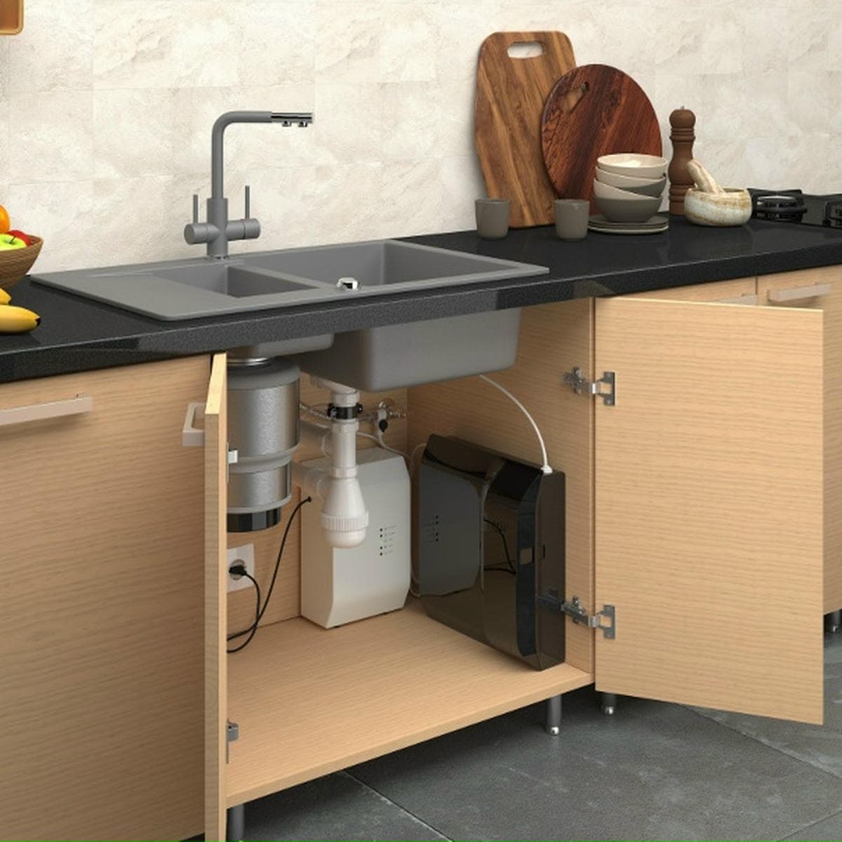 Lavabo gideri açma